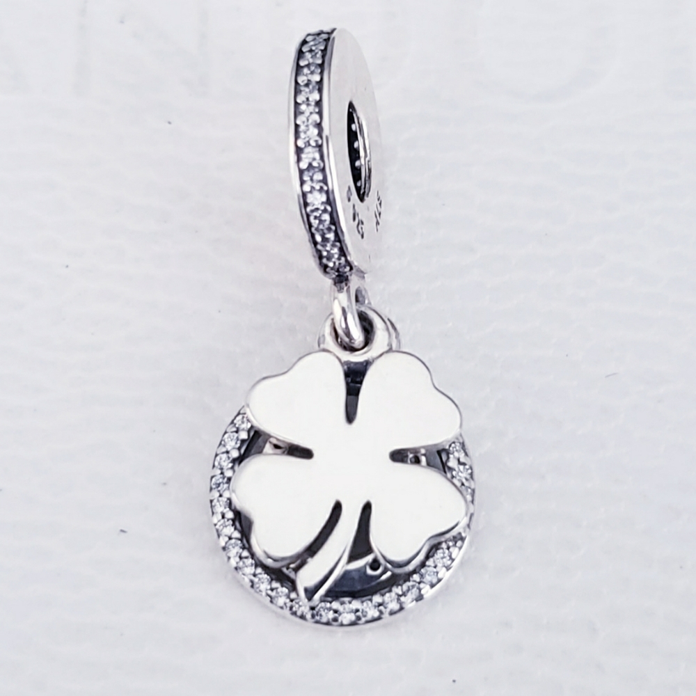 🍀Authentic Pandora ⭐️RETIRED⭐️ LUCKY DANGLE CHARM